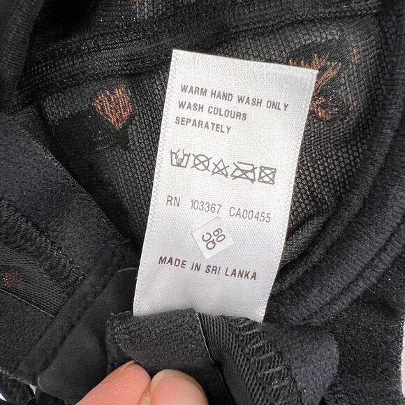 40DD- NWT Elomi Sachi Plunge Sexy Strappy Underwire Bra in Black‎ Butterfly - Picture 7 of 9